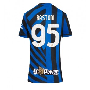 Inter Milan Alessandro Bastoni #95 Hemmatröja Kvinnor 2024-25 Kortärmad